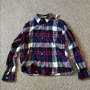 Men’s Aeropostale Plaid Flannel Button-Up Shirt